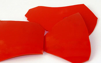 069 RW - coral red - Opaque, striking color, lead free