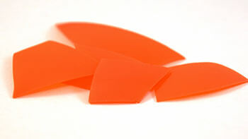 123 RW - soft orange - Opaque, striking color, lead free