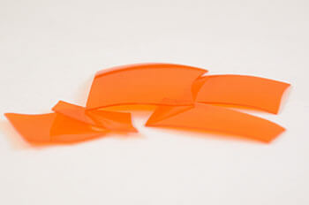 140 RW - orange - Transparent, striking color, lead free