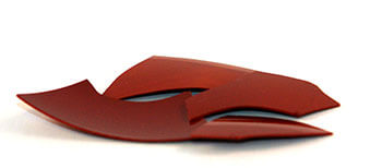 160 RW - copper ruby - Opaque, striking color