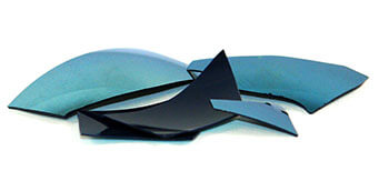 192 RW - Irisnachtblau - Opak, Irisfarbe (Silberspiegel)